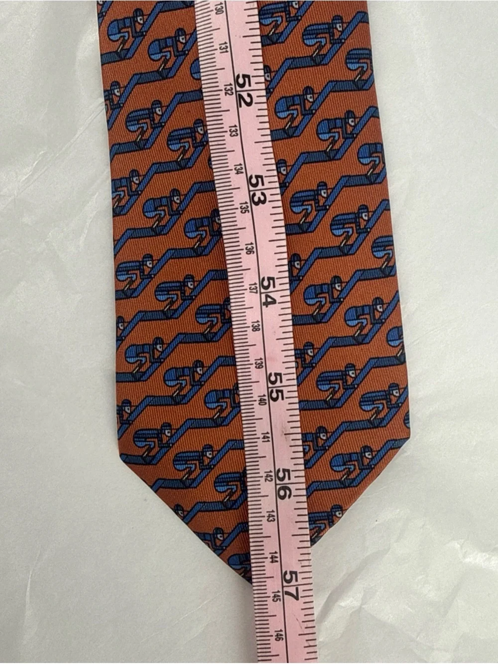 Hermes 100% Silk Tie Made In France